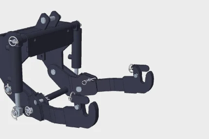 Rahm Frontkraftheber mit Joystick und eigenem DW KAT Kommunal